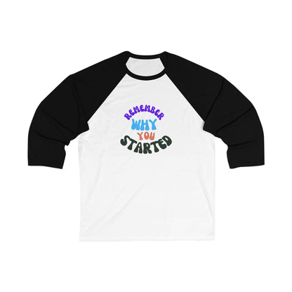 Unisex 3\4 Sleeve Baseball Tee